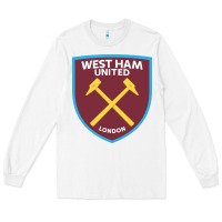 White the-west-ham-united-f.c.-pen Long Sleeve Tee - linhVisuals