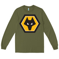 Army Green the-wolverhampton-wanderers-pen Long Sleeve Tee - linhVisuals
