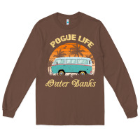 Chestnut pogue life outer banks retro vintage sunny Long Sleeve Tee - linhVisuals