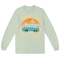 Matcha pogue life outer banks retro vintage sunny Long Sleeve Tee - linhVisuals