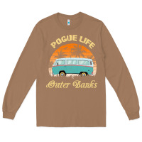 Toasted Coconut pogue life outer banks retro vintage sunny Long Sleeve Tee - linhVisuals