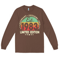 Chestnut est. 1983 vintage 1983 limited edition 39th birthday retro pullover ho Long Sleeve Tee - linhVisuals