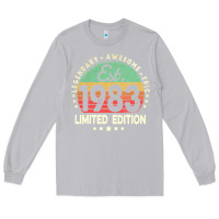 Moon Dust est. 1983 vintage 1983 limited edition 39th birthday retro pullover ho Long Sleeve Tee - linhVisuals