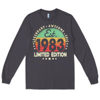 Smoke est. 1983 vintage 1983 limited edition 39th birthday retro pullover ho Long Sleeve Tee - linhVisuals