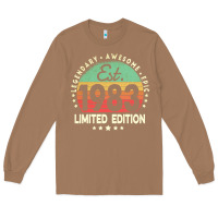 Toasted Coconut est. 1983 vintage 1983 limited edition 39th birthday retro pullover ho Long Sleeve Tee - linhVisuals