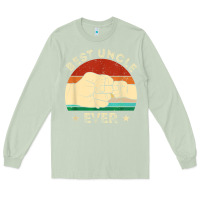 Matcha vintage best uncle ever fist bump funny uncle fathers day Long Sleeve Tee - linhVisuals