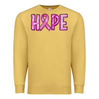 Antique Gold Western Hope Breast Cancer Premium Sweatshirt - RanaPortraitStore