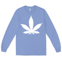 Colony Blue weed leaf in a pocket marijuana cannabis Long Sleeve Tee - linhVisuals