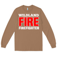 Toasted Coconut wildland fire rescue department firefighters firemen uniform Long Sleeve Tee - linhVisuals