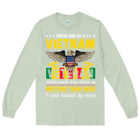 Matcha proud vietnam veteran son gifts raised by my hero veteran day Long Sleeve Tee - linhVisuals