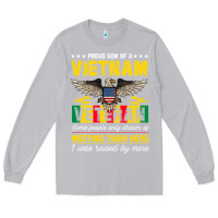 Moon Dust proud vietnam veteran son gifts raised by my hero veteran day Long Sleeve Tee - linhVisuals