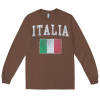 Chestnut vintage italia italian flag italy italiano Long Sleeve Tee - linhVisuals