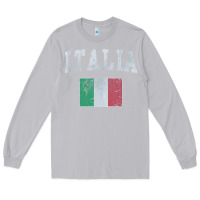 Moon Dust vintage italia italian flag italy italiano Long Sleeve Tee - linhVisuals
