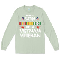 Matcha proud son of a vietnam veteran father's day Long Sleeve Tee - linhVisuals