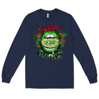 Navy summer time Long Sleeve Tee - CowhideDigitalArt