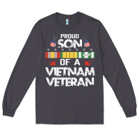 Smoke proud son of a vietnam veteran father's day Long Sleeve Tee - linhVisuals