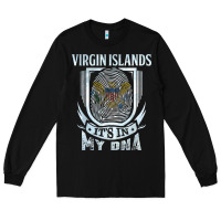 Black virgin islands virgin islander Long Sleeve Tee - linhVisuals
