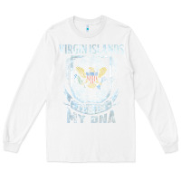 White virgin islands virgin islander Long Sleeve Tee - linhVisuals