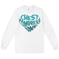 White doctor mike merch chest compressions Long Sleeve Tee - linhVisuals