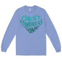 Colony Blue doctor mike merch chest compressions Long Sleeve Tee - linhVisuals