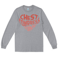 Heather Grey doctor mike merch chest compressions Long Sleeve Tee - linhVisuals