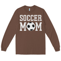 Chestnut womens soccer mama soccer mom Long Sleeve Tee - linhVisuals