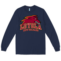 Navy loyola college prep Long Sleeve Tee - linhVisuals