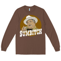 Chestnut sumbitch distressed Long Sleeve Tee - linhVisuals