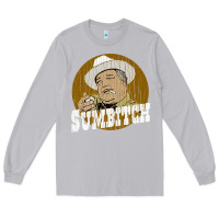 Moon Dust sumbitch distressed Long Sleeve Tee - linhVisuals
