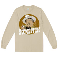 Mushroom sumbitch distressed Long Sleeve Tee - linhVisuals