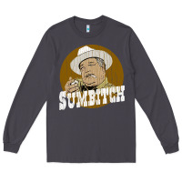 Smoke sumbitch distressed Long Sleeve Tee - linhVisuals