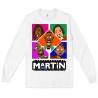 White Martin TV Show Long Sleeve Tee - linhVisuals
