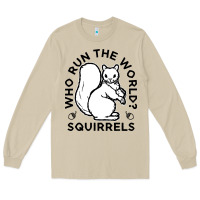 Mushroom who run the world squirrels Long Sleeve Tee - linhVisuals