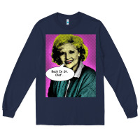 Navy golden girls betty Long Sleeve Tee - linhVisuals