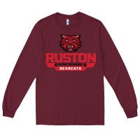 Burgundy ruston high school Long Sleeve Tee - linhVisuals
