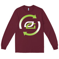 Burgundy optic team  gaming Long Sleeve Tee - linhVisuals