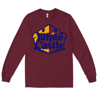 Burgundy white castle high school Long Sleeve Tee - linhVisuals