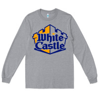 Heather Grey white castle high school Long Sleeve Tee - linhVisuals