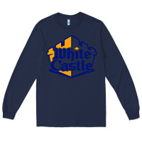 Navy white castle high school Long Sleeve Tee - linhVisuals