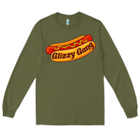 Army Green glizzy gang glizzy gobbler Long Sleeve Tee - linhVisuals