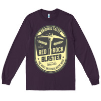 Plum deep rock galactic red rock blaster beer , designer   t shirt Long Sleeve Tee - linhVisuals