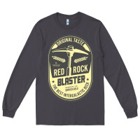 Smoke deep rock galactic red rock blaster beer , designer   t shirt Long Sleeve Tee - linhVisuals