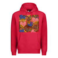 Cardinal america heart Premium Hoodie - Artiststas