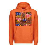 Carrot america heart Premium Hoodie - Artiststas