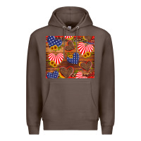 Coffee america heart Premium Hoodie - Artiststas