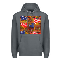 Rock america heart Premium Hoodie - Artiststas