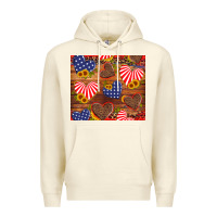 Sandshell america heart Premium Hoodie - Artiststas