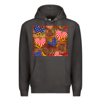 Smoke america heart Premium Hoodie - Artiststas
