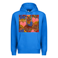True Royal america heart Premium Hoodie - Artiststas