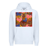 White america heart Premium Hoodie - Artiststas